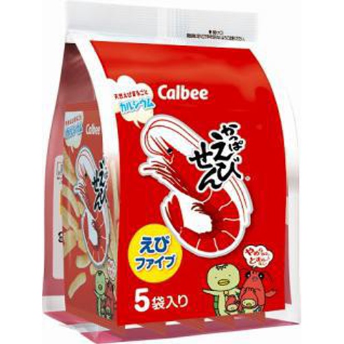 Calbee Kappa Ebisen Five 130g 【Purchase Quantity 8 Pieces】