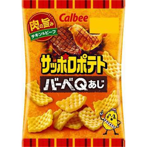 Calbee Sapporo Potato BBQ Flavor 24g  [Purchase Quantity: 24 pieces]