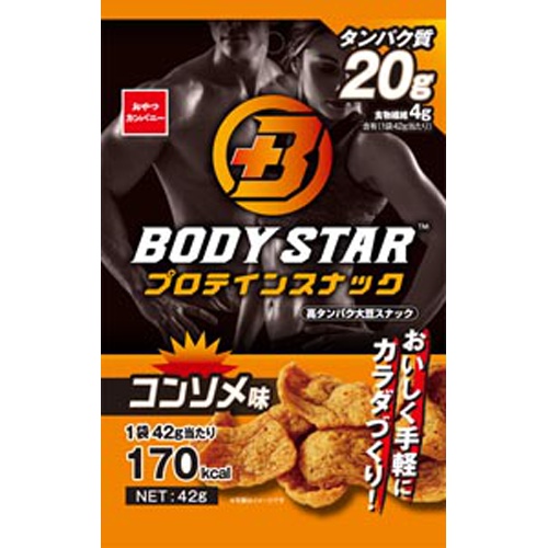 BodyStar Protein Snack Consommé Flavor 42g Special Order Item 【Purchase Quantity 24 Pieces】