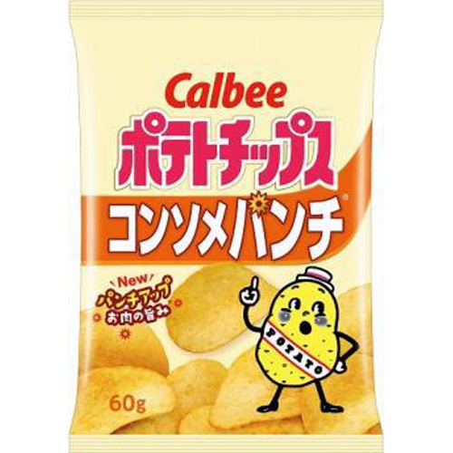 Calbee Potato Consomme Punch 60g  [Purchase Quantity: 12 pieces]