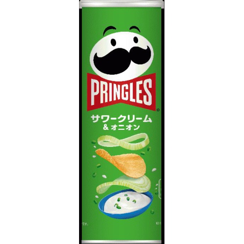 Pringles Sour Cream & Onion M Can 105g  【Purchase Quantity 8 Pieces]