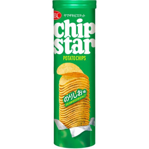 YBC Chips Star L Seaweed Salt Flavor 105g  [Pack of 6]