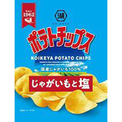Koikeya Small Bag Potato Chips Potato and Salt 27g  [Purchase Quantity: 24 Units]