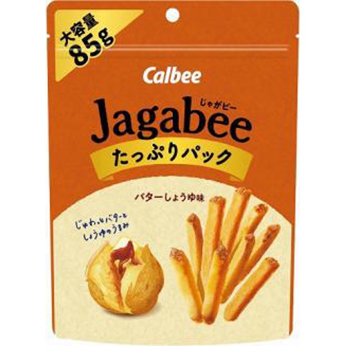 Calbee Jagabee Butter Soy Sauce 85g Special Order Item 【Purchase Quantity 12 Pieces】