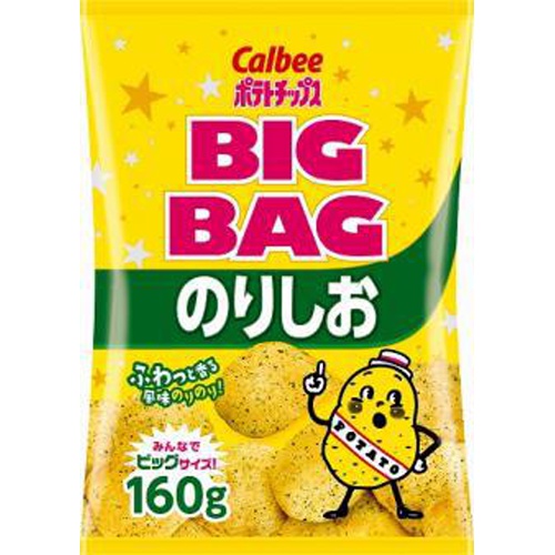 Calbee Big Bag Seaweed Salt 160g Special Order Item 【Purchase Quantity 12 Pieces】