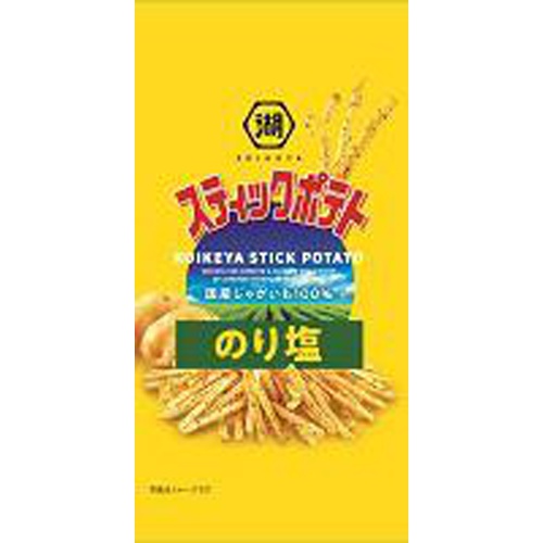 Koikeya Stick Potato Seaweed Salt Slim Bag 34g 【Purchase Quantity: 6 Pieces】