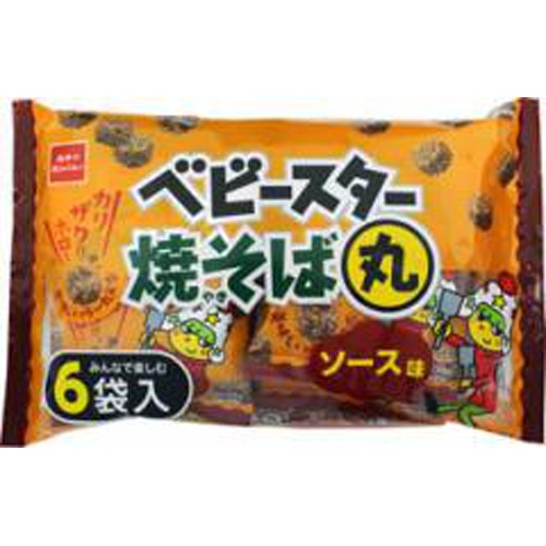 Snack Company Yakisoba Maru Sauce Flavor 6 Bags Pack 【Purchase Quantity 15 Pieces】