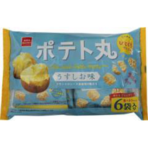 Snack Company Potato Maru Light Salt Flavor 6 Bags Set [This Month's Special Sale Snacks] Special Order Item [Purchase Quantity 15]