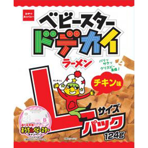 Baby Star Dodekai Ramen L Size 124g 【Purchase Quantity 12 Pieces]