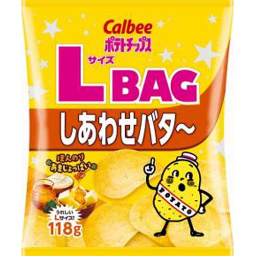 Calbee Potato L Size Shiawase Butter 118g  Special Order Item [Purchase Quantity 12]