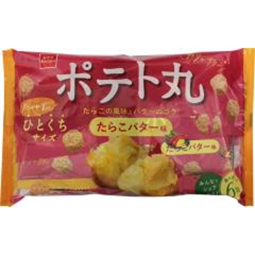 Snack Company Potato Balls Tarako Butter Flavor 6 Bags Set Special Order Item [Purchase Quantity: 15]