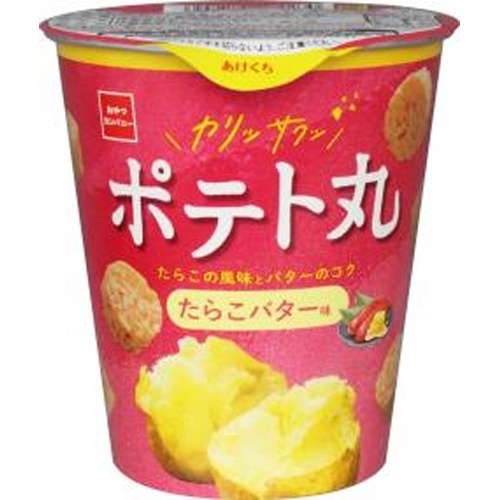 Snack Company Potato Maru Tarako Butter Flavor 55g Special Order Item 【Purchase Quantity 24 Pieces】
