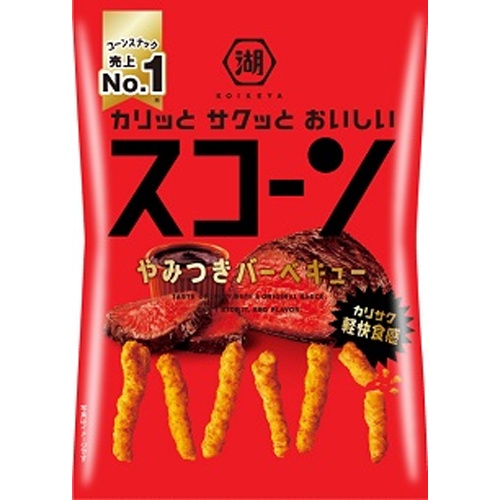 Koikeya Scone Addictive Barbecue 73g [This Month's Special Sale Snacks] Special Order Item [Purchase Quantity 12 pcs]