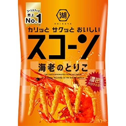 Koikeya Scone Shrimp Lover 70g 【Monthly Special Snack】  【Purchase Quantity 12 Pieces