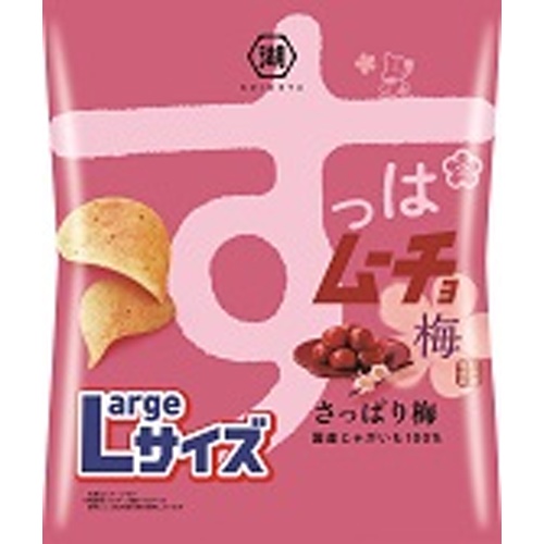 Koikeya L Size Sour Mucho Chips Plum 118g Special Order Item [Purchase Quantity 12]