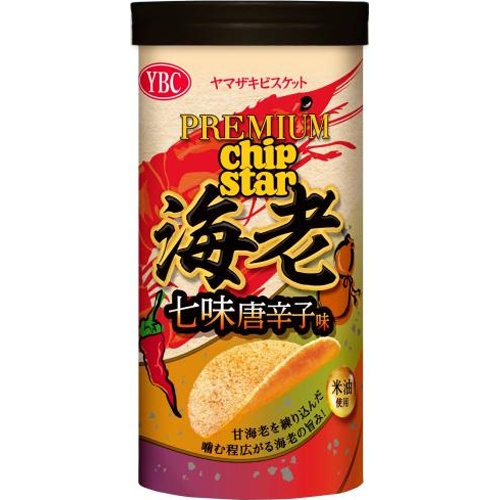 YBC Premium Chip Star Shrimp Shichimi Togarashi 45g  [Purchase Quantity 8 Pieces]