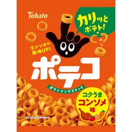 Tohato Poteco Consomme Flavor 60g 【Purchase Quantity 12 Pieces】