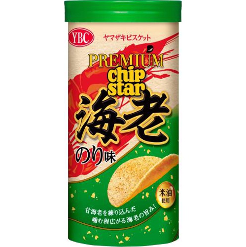 YBC Premium Chip Star Shrimp and Seaweed Flavor 45g 【Purchase Quantity 8 Pieces】
