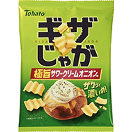 East Hato Giza Potatoes Ultra Delicious Sour Cream Onion 55g  [Purchase Quantity 12]