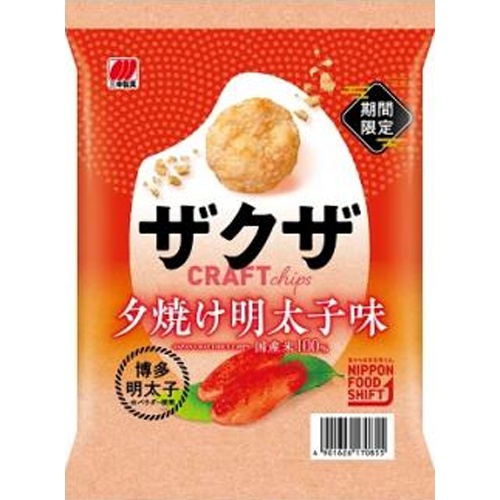Sankou Seika Zakuza Sunset Mentaiko Flavor 55g  【Purchase Quantity 16 pieces】
