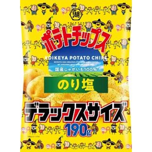 Koikeya Potato Chips Seaweed Salt Deluxe 190g  【Purchase Quantity 12 Units】