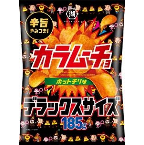 Koikeya KarMUCHo Hot Chili Deluxe 185g Special Order Item 【Purchase Quantity 12 Packs】