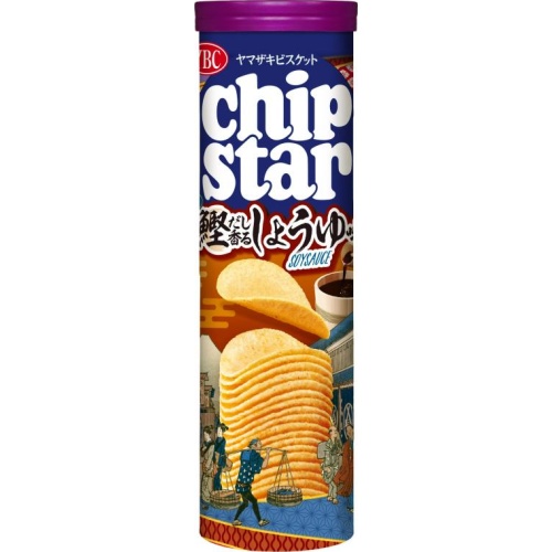 YBC Chip Star L Katsu Dashi Soy Sauce Flavor 105g [New Product Release on 4/3]  [Purchase Quantity: 6]