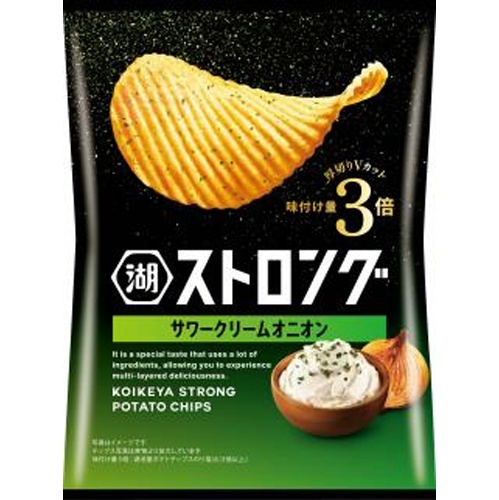 Koikeya Strong Sour Cream Onion 53g 【New Product Release on 3/24】  【Purchase Quantity 12 pieces