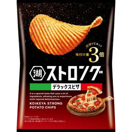 Koikeya Strong Deluxe Pizza 53g 【New Product Release 3/24】  【Purchase Quantity 12 Units
