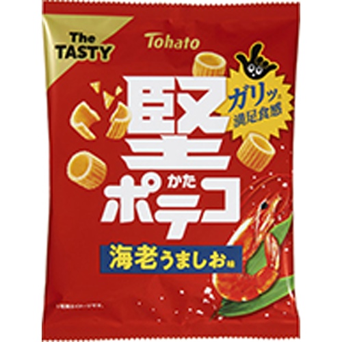 Tohato Hard Poteko Shrimp Umashio Flavor 50g [New Product Released on 3/31] Special Order Item [Purchase Quantity 24]