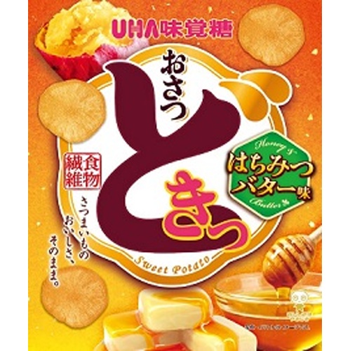 UHA Osatsu Doki (Honey Butter Flavor) 60g [New Product Released 4/14]  Backorder Item [Purchase Quantity: 10 Pieces]