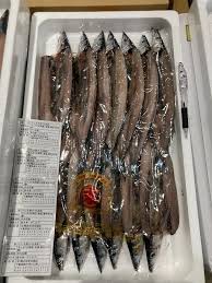Opened Pacific saury