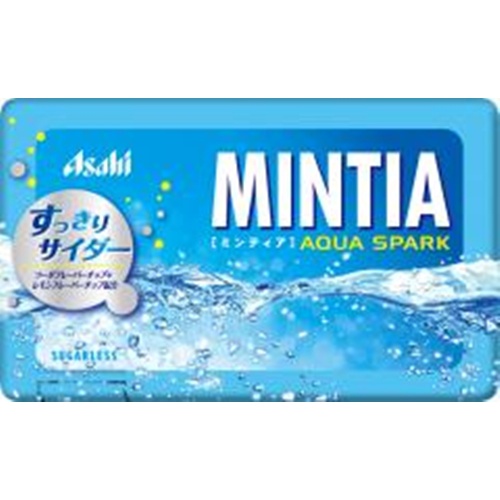 Asahi Group Foods Mintia Aqua Spark 50 Tablets 【Purchase Quantity 10 Pieces】