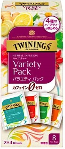 Twinings Herbal Tea 8P Variety Pack Special Order Item 【Purchase Quantity 48 Packs】