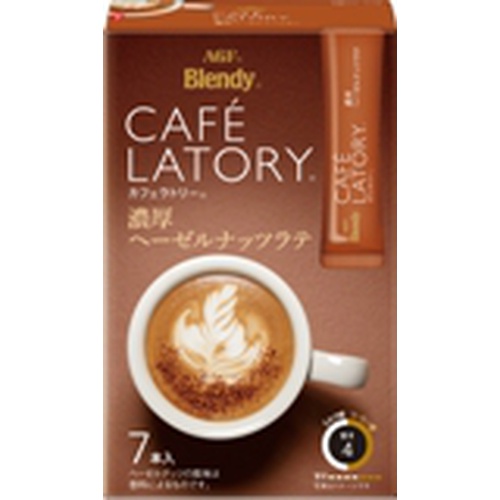 Cafe Latory Hazelnut Latte 7P [Monthly Special Beverages]  [Purchase Quantity: 6]