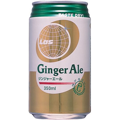 Tominaga LAS Ginger Ale 350ml Special Order Item 【Purchase Quantity 24 Pieces】