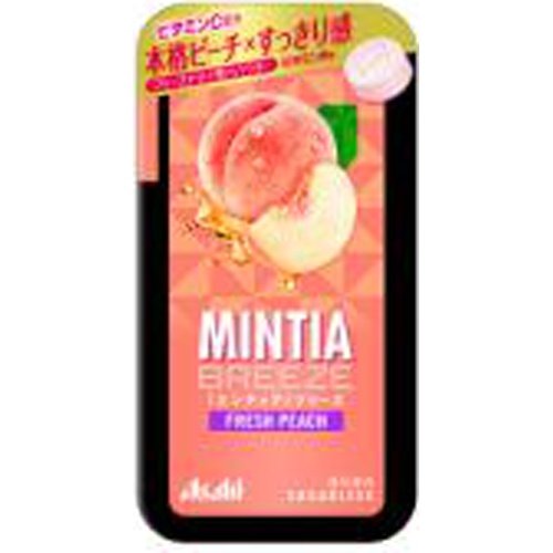 Asahi Group Foods Mintia Breeze Fresh Peach 30 Tablets 【Purchase Quantity 96 Packs】