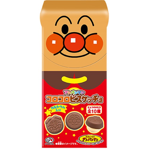 Fujiya Anpanman Korokoro Biscuit 34g Special Order Item [Purchase Quantity 120 Pieces][Limited Quantity]