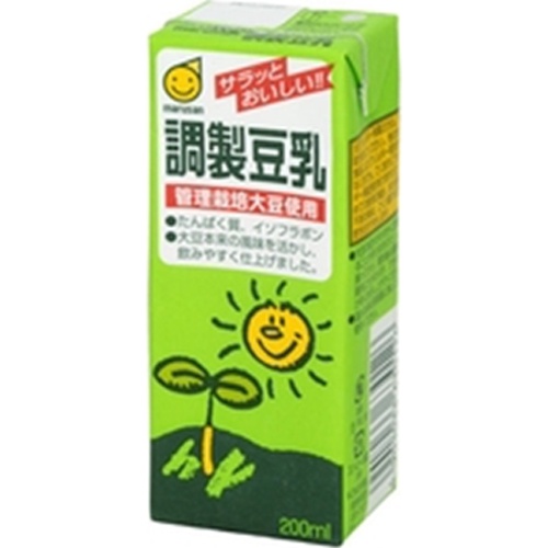 Marusan Adjusted Soy Milk Paper 200ml Special Order Item 【Purchase Quantity 24 Units】