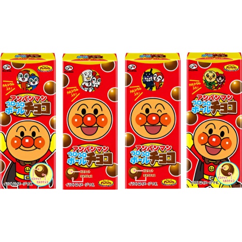 Fujiya Anpanman Roll Ball Chocolate 20g Special Order Item 【Purchase Quantity 160 Pieces】【Limited Quantity】