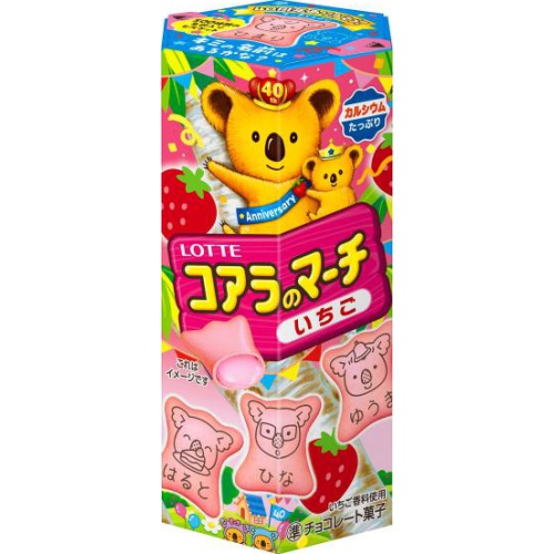 Lotte Koala's March Strawberry 48g 【Purchase Quantity 10 Packs】