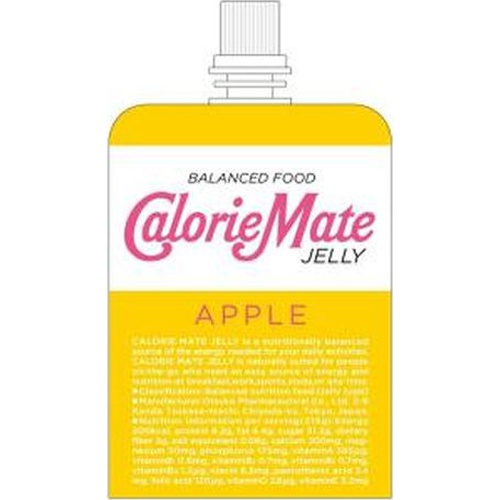 Otsuka Calorie Mate Jelly Apple Flavor 215g Special Order Item 【Purchase Quantity 24 Pieces】