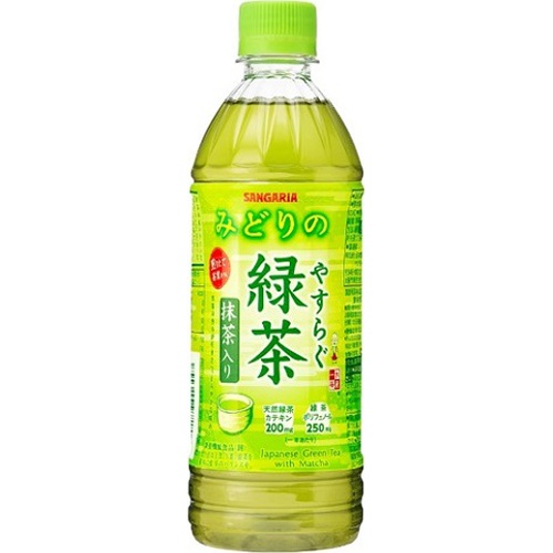 Sangaria Relaxing Matcha Green Tea P 500ml  [Purchase Quantity: 24]