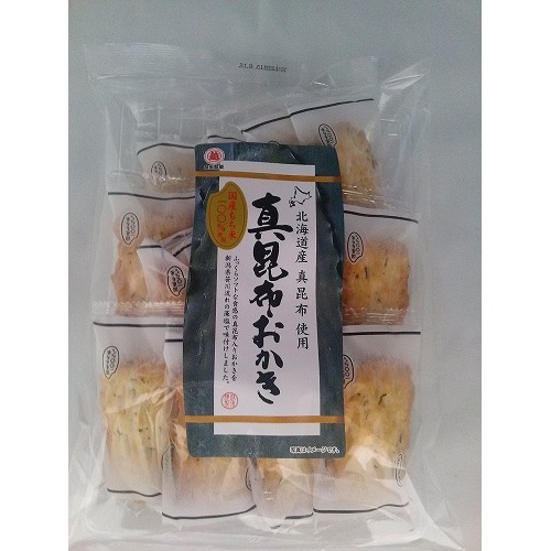 Echigo Seika True Kombu Okaki 12 Pieces Special Order Item 【Purchase Quantity 12】