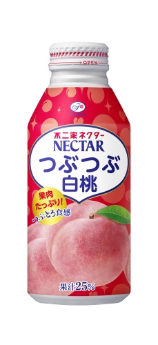 Fujiya Nectar Peach with Pulp B Can 380g Special Order Item【Purchase Quantity 24】【Limited Quantity】