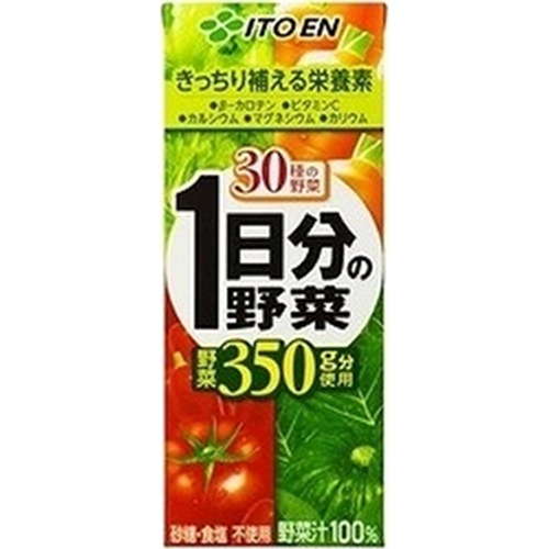 ITO EN One Day's Worth of Vegetables Paper 200ml  【Purchase Quantity 12 Pieces】