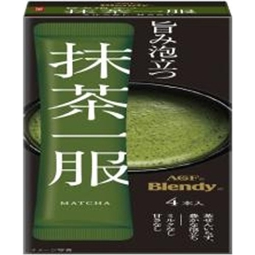 Blendy Matcha Break Without Milk 4 Bottles [This Month's Special Sale Beverage]  Special Order Item [Purchase Quantity 12]