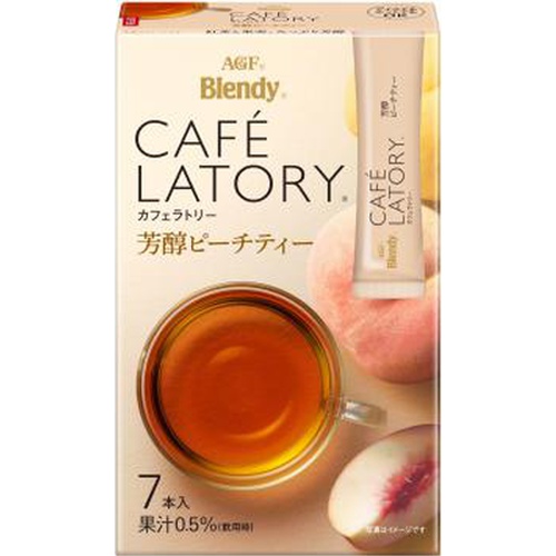 Blendy Cafe Latory Rich Peach Tea 7P [Monthly Special Beverage]