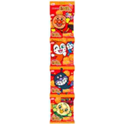 Kuriyama Rice Snacks 4P Anpanman Fried Rice Crackers [This Month's Special Sale Snacks] Special Order Item [Purchase Quantity 12]