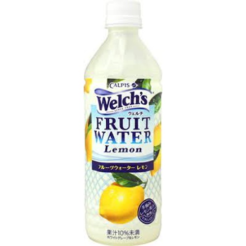 Welch's Fruit Water Lemon P 500ml [This Month's Special Sale Beverage] Special Order Item [Purchase Quantity 24]